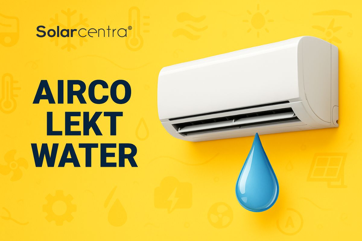Solarcentra - Airco lekt water